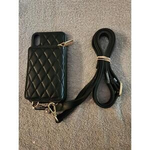 iPhone 12 Pro Case Crossbody Wallet Case with Card Holder LAMEEKU